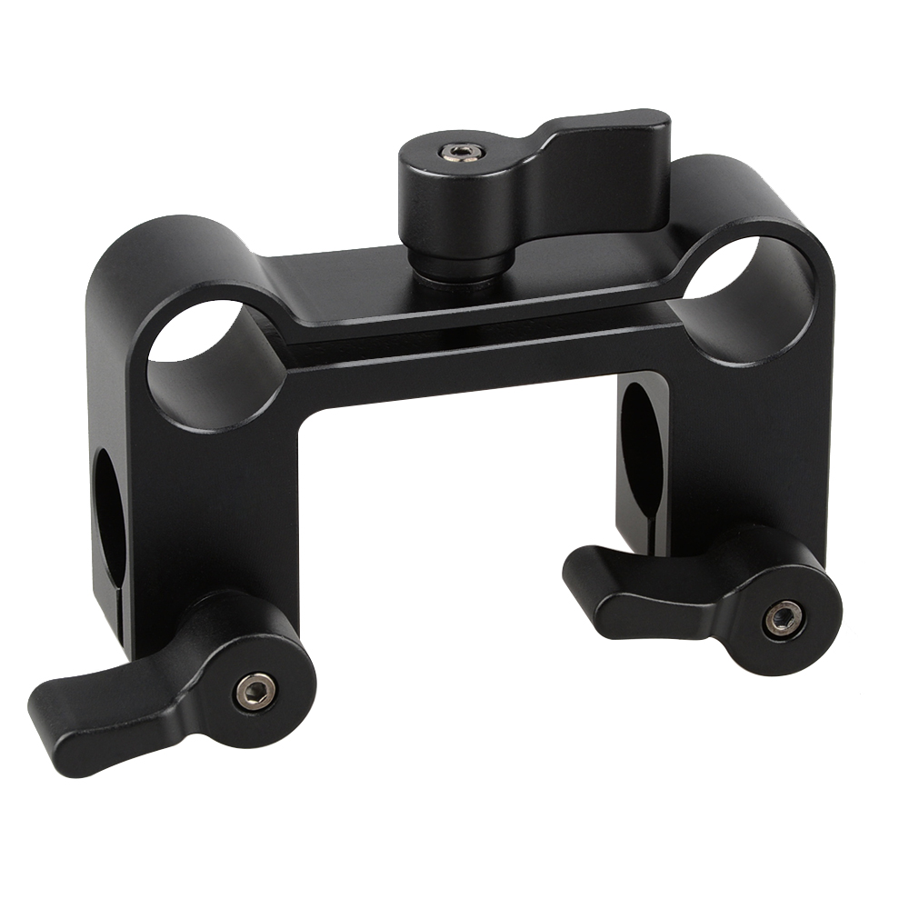 CAMVATE 15mm Rod Offset Railblock 90 Degree DSLR Support Set,15mm