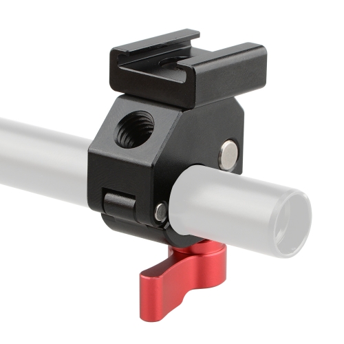 CAMVATE 15mm Quick Release Rod Clamp with Cold Shoe