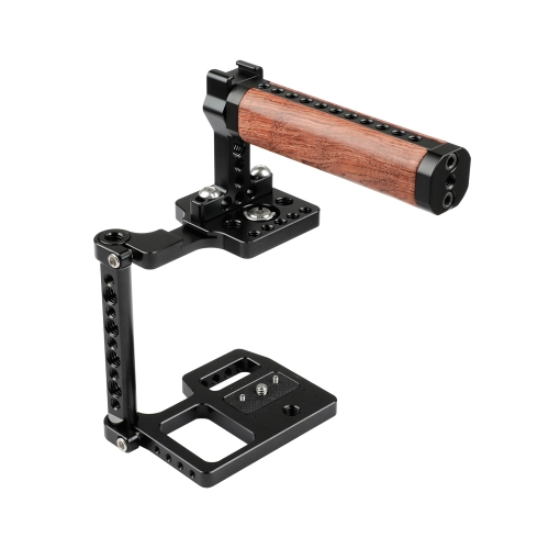 CAMVATE Professional Half Cage With Wooden Top Handle For BMPCC 4K