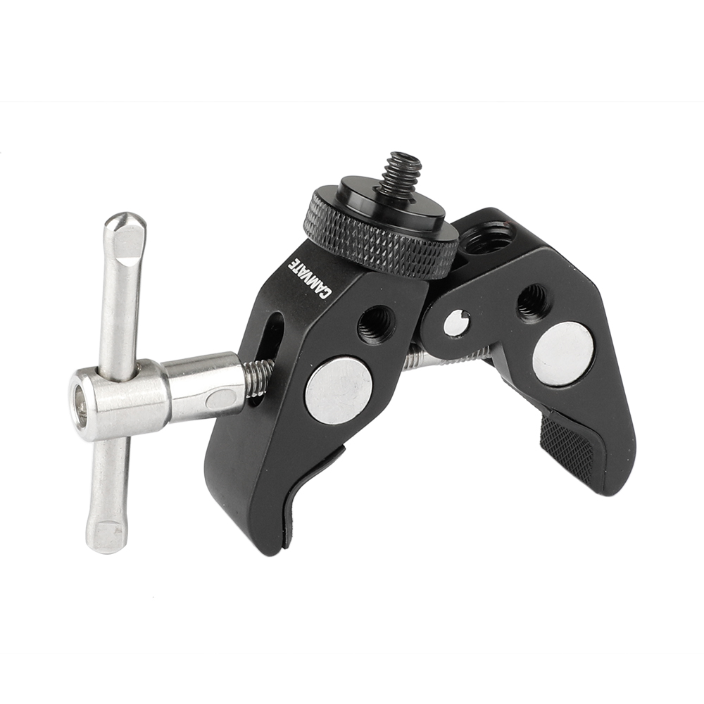 CAMVATE Multifunctional Super Crab Clamp With Double-ended 1/4