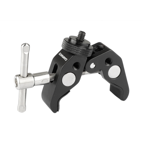 CAMVATE Multifunctional Super Crab Clamp With Double-ended 1/4"-20 Male Thumbscrew Adapter