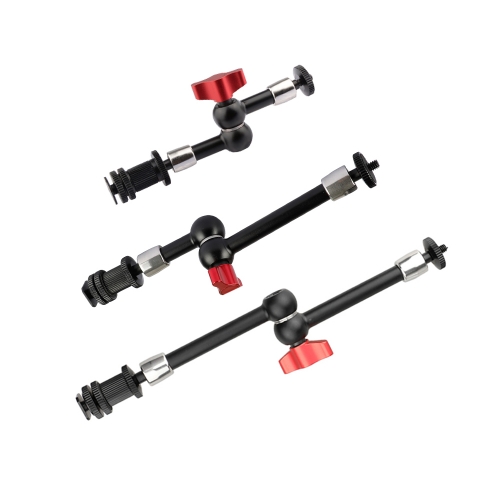 CAMVATE Triple Articulating Magic Arms With Shoe Mount (7" / 9" / 11")
