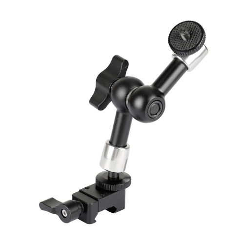 CAMVATE 7" Articulating Magic Arm 1/4" Ball Head With NATO Clamp For DSLR Camera Accessories