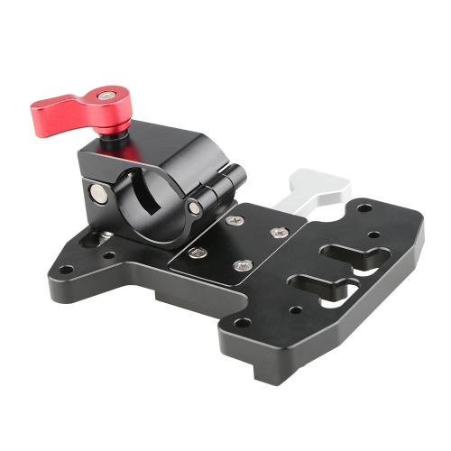 CAMVATE Quick Release V-Lock Mounting Battery Plate With DJI 25mm Rod Clamp Integrated