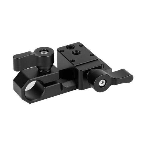 CAMVATE Single 15mm Rod Clamp & NATO Clamp (Black Wingnuts) for GH5, 5DMarkIII Rig