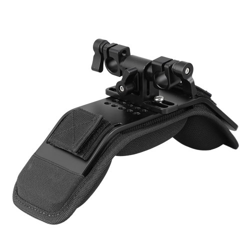 CAMVATE Comfortable Shoulder Pad With 15mm Railblock For Video Camcorder / DSLR Camera Shoulder Mount Rig