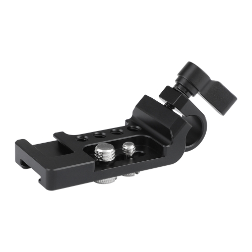 CAMVATE Versatile Extension Plate With 15mm Single Rod Clamp & Double-sided Shoe Mounts & 1/4" 3/8" Mounting Studs