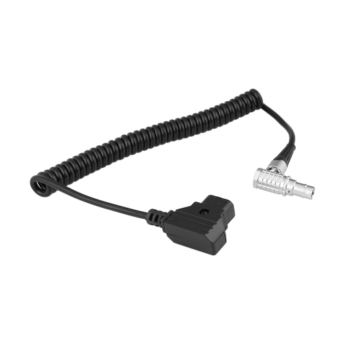 CAMVATE Coiled D-Tap To 4 Pin Power Cable For Wireless Transmission Systems