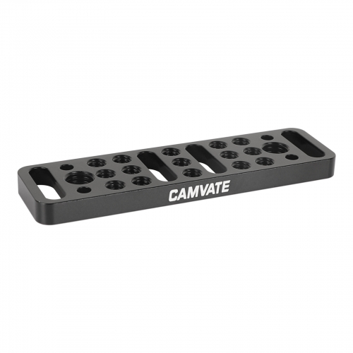 CAMVATE Multi-function Mounting Plate Cheese Plate with 1/4"-20 and 3/8"-16 Connections