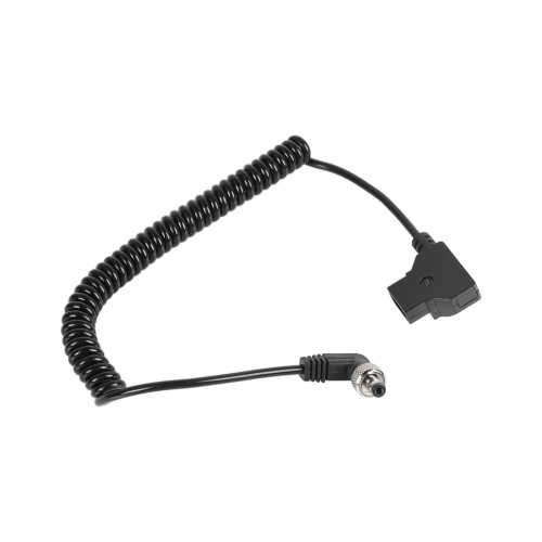 CAMVATE Coiled Cable D Tap To DC 2.5mm Right Angle With Lock For Monitor / Video Devices Power Supply (Universal)