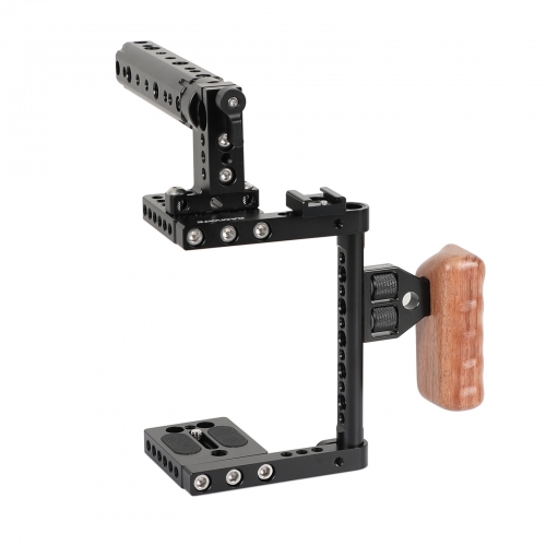 CAMVATE Camera Cage Rig w/Top Handle Tripod Mount Plate for Canon Nikon Sony Panasonic
