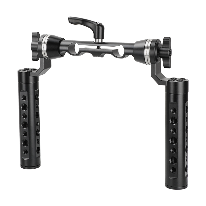 CAMVATE ARRI Rosette Handgrips Aluminium Cheese Handle With Dual 15mm  Railblock For DLSR Camera Shoulder Mount Rig