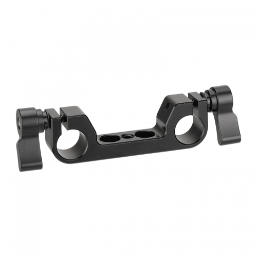 CAMVATE 15mm Railblock Rod Holder With Central Unthreaded 1/4" Mounting Points For Horizontally-mounted Rod Support