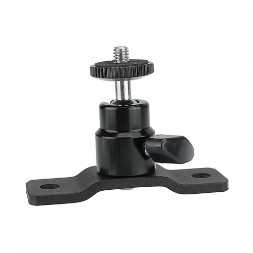 CAMVATE 1/4"-20 Ball Head With Bottom Pedestal Mount For Monitor / Surveillance System Support