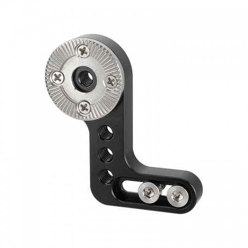 CAMVATE L Type ARRI Rosette Extension Mount M6 Thread Hole Connector With 1/4"-20  Mounting Groove / Points