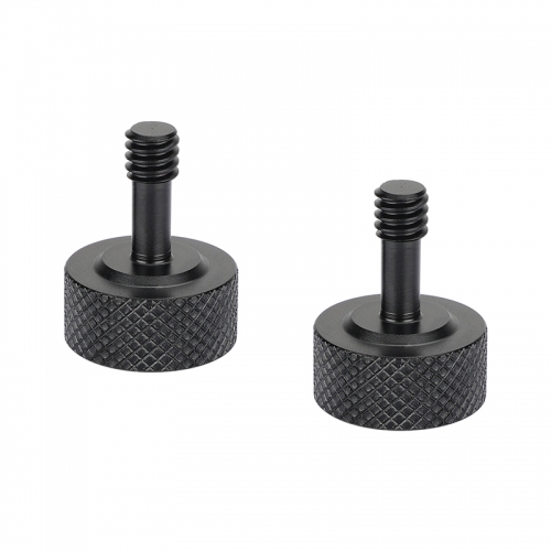 CAMVATE 1/4"-20 Thread Thumb Screw Cup Head For DSLR Camera Cage Kit Accessories (A Packet Of 2 Pieces)
