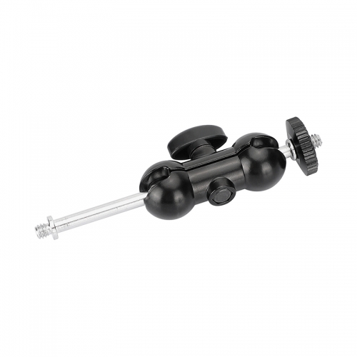 CAMVATE Mini Ball Head Holder Support 360°Swivel 90°Tilt With Extended 1/4"-20 Thread Screw For Camera Monitor / Flashlight