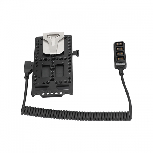 CAMVATE V Lock Camera Plate Power Supply Splitter With Power Convert Outlet & Belt Clip