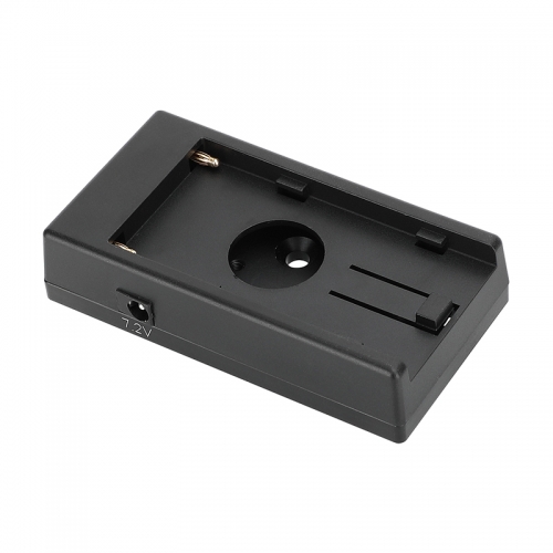 CAMVATE NP-F970/L-Series Battery Plate with Shoe Mount Adapter