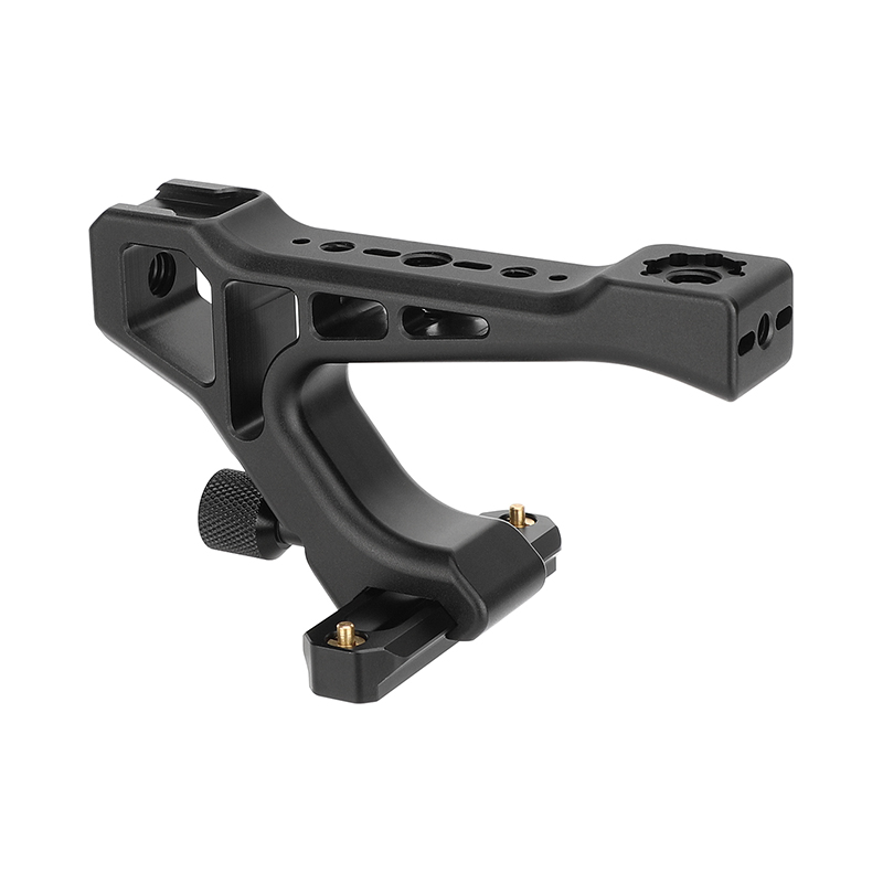 Camvate Nato Top Handle With Arri Style Accessory Mount Safety Rail